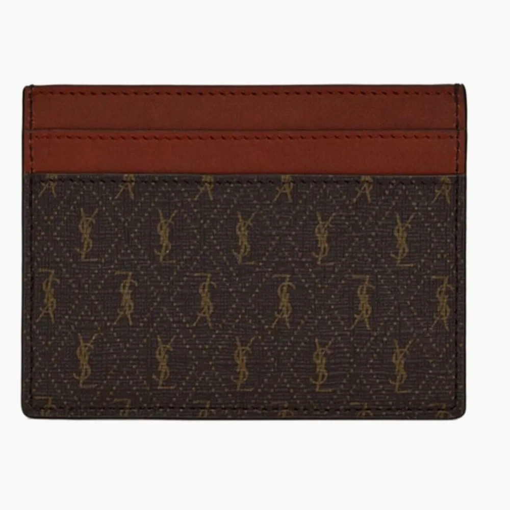 ❤️‍🔥 NIB Saint Laurent Canvas Card Holder-Unisex - Picture 4 of 7